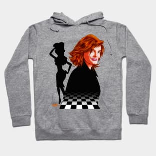 Rene Russo - An illustration by Paul Cemmick Hoodie